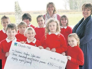 Pupils’ help hospice
