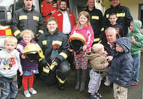 All hands on pumps at fire station open day
