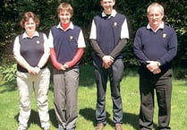 Family firm in golf four ball