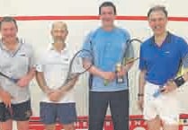 Mike wins squash quarterly
