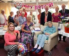 Marjorie celebrates 100th