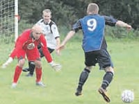 Close encounter for Princetown players