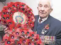 Moment of reflection for World War veteran