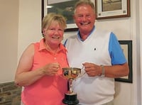 Dave and Peggy top in Tavistock mixed pairs