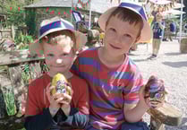 ‘Eggsploring' at the estate