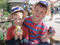‘Eggsploring' at the estate