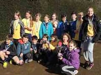 Double victory at the castle cross country