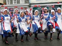 Dancing in the streets. . .