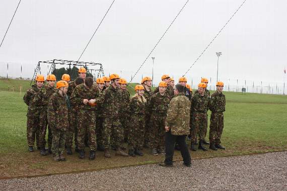 Military Academy students from Duchy College put through paces at HMS ...