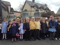 Hatherleigh Primary children learn about Meeth church bells