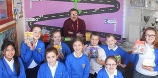 Author David Lawrence Jones visits Bere Alston Primary School
