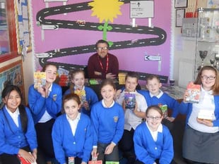 Author David Lawrence Jones visits Bere Alston Primary School