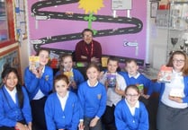 Author David Lawrence Jones visits Bere Alston Primary School