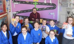 Author David Lawrence Jones visits Bere Alston Primary School