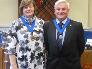 Cllr Mandy Ewings the new Mayor of Tavistock