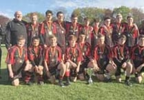 Tavistock U14s victorious at Welsh rugby festival