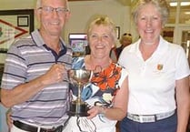 Pairs hit fairway in popular mixed open