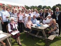Volunteers from number of charities celebrate their efforts at Lydford Gorge