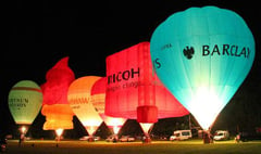 Tavistock Balloon Glow cancelled due to weather predictions