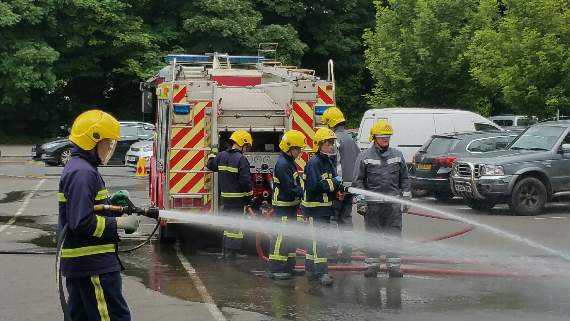 Tavistock College students take part in Phoenix Project run by Devon and Somerset Fire and Rescue Service