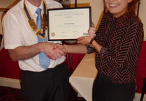 Rotary Youth Leadership Award for Yelverton's Ines Beveridge
