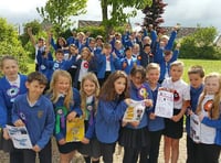 Bere Alston Primary holds mock vote on election day