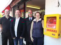 Life-saving defibrillator installed in Mary Tavy