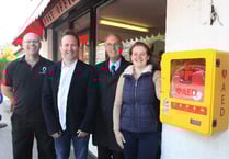 Life-saving defibrillator installed in Mary Tavy