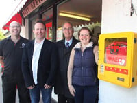 Life-saving defibrillator installed in Mary Tavy