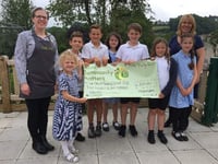 Primary school donation from shoppers’ scheme