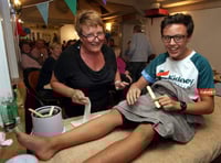 St Ann's Chapel teenager gets his legs waxed to help charity