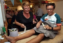 St Ann's Chapel teenager gets his legs waxed to help charity