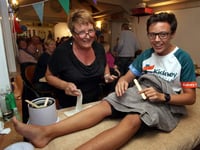 St Ann's Chapel teenager gets his legs waxed to help charity