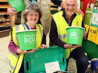 Tavistock Rotary Club raise £1,300 for ShelterBox with collection at Morrisons