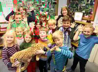Spots and stripes galore at Lydford Primary School