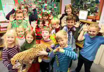 Spots and stripes galore at Lydford Primary School