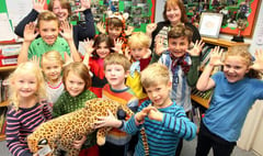 Spots and stripes galore at Lydford Primary School