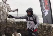 Nathan Newton takes part in 117-mile coast to coast challenge