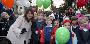 Congratulatory surprise for Gulworthy Primary School headteacher ahead of winter wedding
