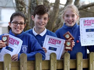 Tavistock Community Primary School wins Rotary Youth Speaks Junior Competition