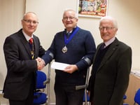 Yelverton Rotary Club make donation to Princetown's air ambulance landing site