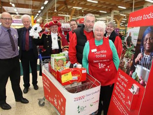 Callington community's 'amazing' donation to town's foodbank