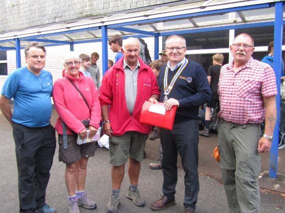 Okehampton Rotary Club supports Okehampton Duke of Edinburgh's Award