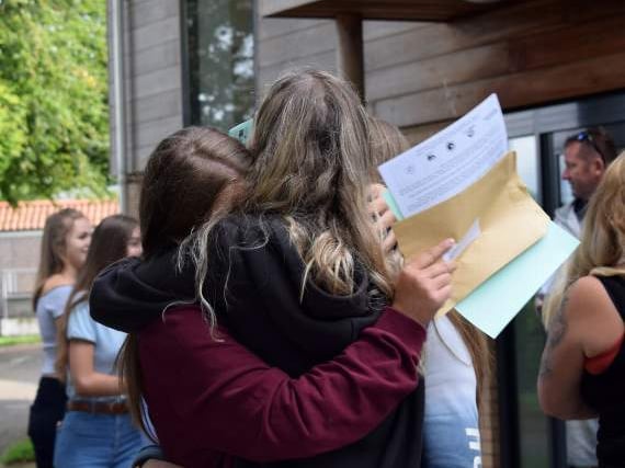 Joy and relief at Callington College for GCSE results