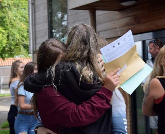 Joy and relief at Callington College for GCSE results