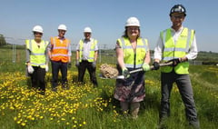 Official turn cutting for new Okehampton primary school site