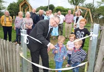 A team effort for the creation of Lamerton's new play park