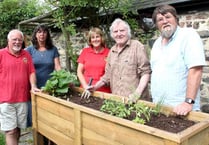 A special gift for Brentor gardener from Tavistock Lions Club