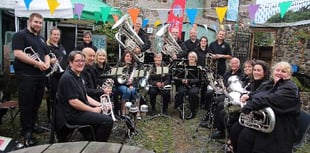 Audience welcome for Okehampton Excelsior Silver Band rehearsal