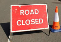 Overnight road closures this coming week at Moretonhampstead